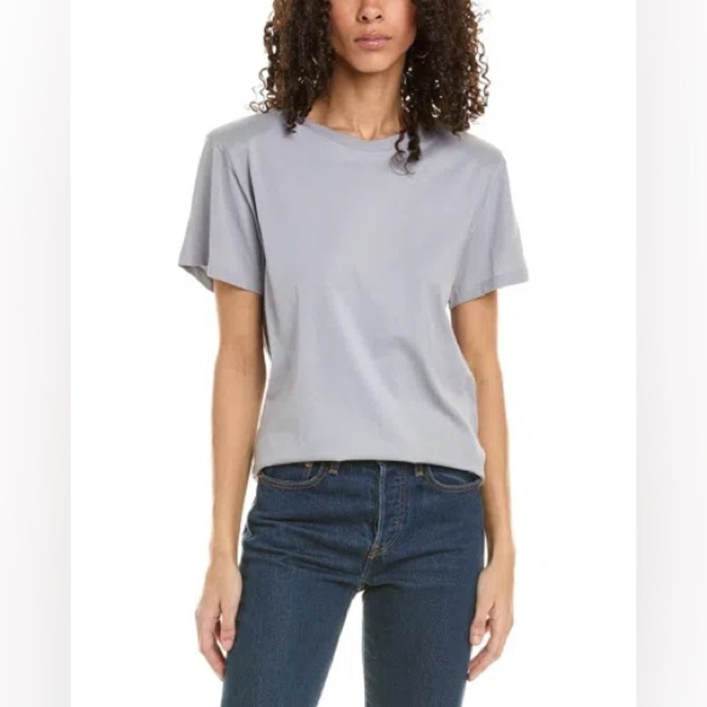 IRO GALYLA T-SHIRT IN GREY SZ Small